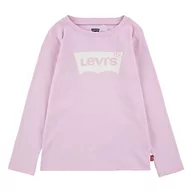 Koszulki dla dziewczynek - Levi's Kids Koszulka dziewczęca Lvg L/S Batwing Tee, Roseate Spoonbill, 6 miesi?cy - miniaturka - grafika 1