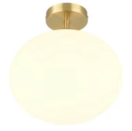 Lampy sufitowe - Sufitowa lampa szklana FOMENTO 663100108 Trio kula do gabinetu biały złoty - miniaturka - grafika 1