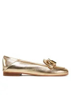 Mokasyny damskie - Liu Jo Mokasyny SA5037 PX186 Złoty - miniaturka - grafika 1