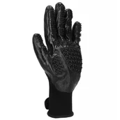 Szczotki i furminatory - Rękawice do czesania psa, kota 2 szt. szczotka do wyczesywania sierści czarny PA0214 - miniaturka - grafika 1