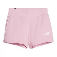 Spodenki damskie - PUMA ESS 4" szorty dresowe TR (S) różowe liliowe - miniaturka - grafika 1