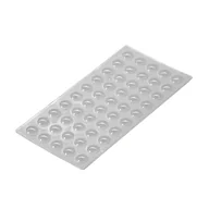 Akcesoria do drzwi - Odbojniki meblowe samoprzylepne transp.x50 śr.8x2 - miniaturka - grafika 1