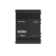 Routery - Teltonika RUTM51 router bezprzewodowy Gigabit Ethernet Dual-band (2.4 GHz/5 GHz) 5G Czarny - miniaturka - grafika 1