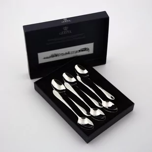 Gerpol Łyżeczki do herbaty Gerpol Mona Połysk 6 elementów) 0104001160 - Zestawy sztućców - miniaturka - grafika 1