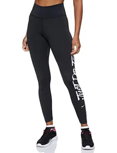 Nike Legginsy damskie One Tight Jdi Grx czarny czarny/biały S - Legginsy - miniaturka - grafika 1