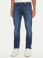 Spodnie męskie - Calvin Klein Jeans Jeansy J30J323686 Niebieski Slim Fit - miniaturka - grafika 1