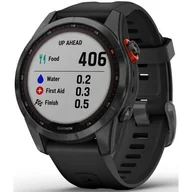 Smartwatch - Garmin Garmin Fenix 7S Solar Niebieskoszary z czarnym paskiem 010-02539-13 010-02539-13 - miniaturka - grafika 1