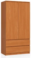 Szafy - Szafa klasyczna na ubrania olcha E7-L07 - miniaturka - grafika 1