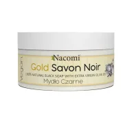 Mydła - Nacomi Mydło Czarne Savon Noir Gold 125g - miniaturka - grafika 1