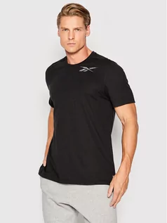 Koszulki sportowe męskie - Reebok Koszulka techniczna Speedwick Move H46603 Czarny Slim Fit - grafika 1