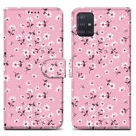Etui i futerały do telefonów - Etui Do Samsung Galaxy A51 4G / M40s Pokrowiec w Deszcz Kwiatów No. 6 Etui Case Cover Obudowa Ochronny Cadorabo - miniaturka - grafika 1