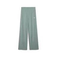 Spodnie sportowe damskie - Puma Spodnie Ess Elevated High-Waist Straight 68502530 - miniaturka - grafika 1