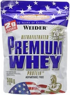 Odżywki białkowe - Weider - Premium Whey, Truskawka-Wanilia, Proszek, 500g - miniaturka - grafika 1