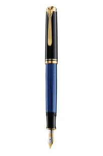 Pelikan Souverän® 400 wieczne pióro Wbudowany system napełniania Czarny, Niebieski 1 szt. - Pióra wieczne - miniaturka - grafika 1