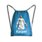 Plecaki worki - Worek Szkolny Na Buty Plecak Cristiano Ronaldo CR7 - miniaturka - grafika 1