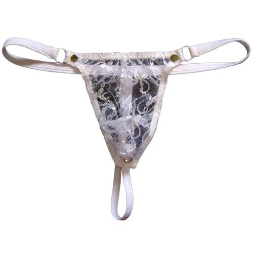 Sexy Męskie Stringi Koronkowe Przeźroczyste - rozmiar Uniwersalny