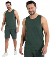 Koszulki męskie - PODKOSZULKA KOSZULKA MĘSKA GŁADKA ZIELONY 100 % BAWEŁNA KLASYCZNA MORAJ XL - miniaturka - grafika 1