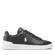 Sneakersy męskie - Sneakersy Polo Ralph Lauren Hrt Ct II 809845109009 Czarny - miniaturka - grafika 1
