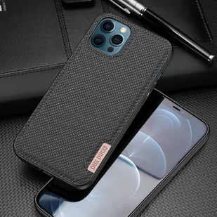 Dux Ducis Fino etui pokrowiec pokryty nylonowym materiałem iPhone 12 Pro Max czarny - Etui i futerały do telefonów - miniaturka - grafika 17