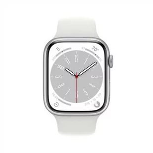 Apple Watch Series 8 GPS 45mm Aluminium Biały - Smartwatch - miniaturka - grafika 2