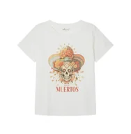 Koszulki i topy damskie - Springfield Koszulka damska, wielokolorowa, M - miniaturka - grafika 1