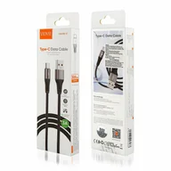 Kable USB - Kabel VIDVIE CB4038 USB/Type C 3A, 3m czarny - miniaturka - grafika 1
