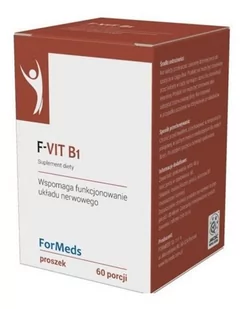 ForMeds Suplementy diety ForMeds F Vit b1 60porcji FO391 - Odchudzanie i oczyszczanie - miniaturka - grafika 1