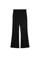 Spodnie damskie - DeFacto Damskie spodnie do biegania z dzianiny na co dzień – standardowy krój, spodnie do joggingu, damskie spodnie do joggingu, dres do joggingu, czarny, XXS - miniaturka - grafika 1