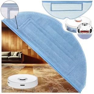 Mop do Xiaomi Roborock S7 wkład 1 szt mopa robot ściereczka mikrofibra - Miotły, szufle, mopy - miniaturka - grafika 1