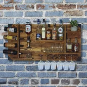 Półki do kuchni - Półka ścienna na alkohol z nalewakiem, Organizer - miniaturka - grafika 1