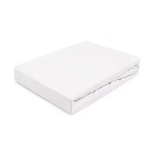 Darymex Prześcieradło z Jersey białe 210/200x220 cm 5907761001770 - Prześcieradła - miniaturka - grafika 2