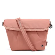 Torby podróżne - Torebka damska antykradzieżowa Pacsafe Citysafe CX Convertible Crossbody Econyl Rose różowy - miniaturka - grafika 1