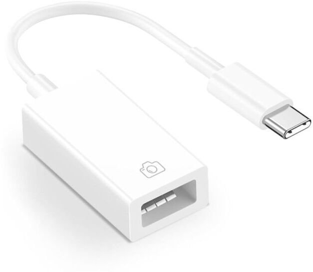 Adapter USB Roger GL-161 USB-A - USB-C Biały 4752168134757