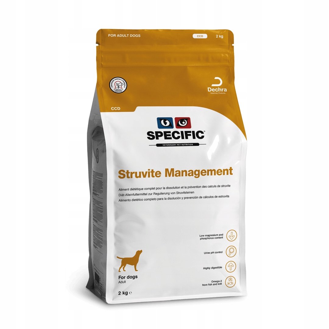 Dechra SPECIFIC CCD Struvite Management 2kg karma lecznicza dla psów dorosłych