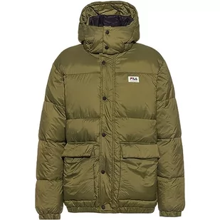 FILA Męska kurtka męska TIREBOLU Oversized Puff Jacket Padded, Burnt Olive, XL - Kurtki męskie - miniaturka - grafika 1