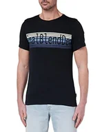 Koszulki męskie - Blend T-shirt męski, 194007/czarny, M - miniaturka - grafika 1