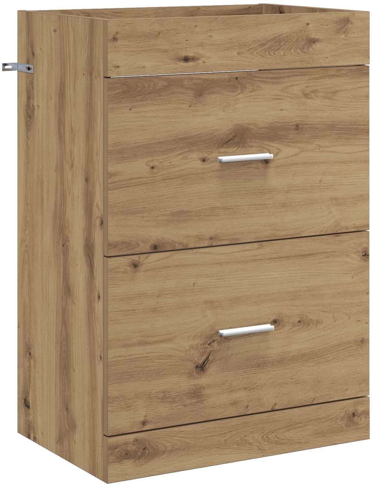 vidaXL vidaXL Szafka pod zlewem w łazience Dąb artisan 56 x 37,5 x 81 cm
