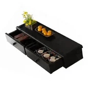 Półki do salonu - Półka wisząca z szufladami nowoczesna loft ścienna - miniaturka - grafika 1