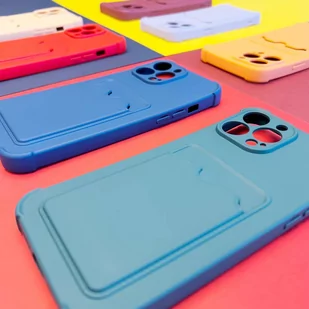 Card Armor Case etui pokrowiec do Xiaomi Redmi 10X 4G / Xiaomi Redmi Note 9 portfel na kartę silikonowe pancerne etui Air Bag czarny - Etui i futerały do telefonów - miniaturka - grafika 4
