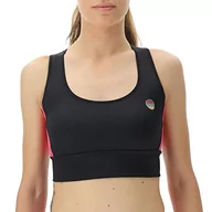Biustonosze - UYN Exceleration Smart biustonosz sportowy czarny/różowy/Sunny M - miniaturka - grafika 1