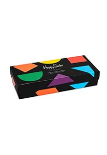 Skarpetki męskie - Happy Socks 4-Pack Classic Wielobarwny Socks Box, kolorowe i zabawne, Skarpety dla kobiet i mężczyzn, Wielobarwny (36-40) - grafika 1
