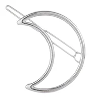 Ozdoby do włosów - Spinka Wsuwka Srebrna do Włosów Ozdobna Księżyc Metalowa Lekka i Wytrzymała - miniaturka - grafika 1