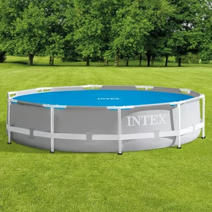 Intex Solarna plandeka na basen, niebieska, 290 cm, polietylen - Akcesoria do basenów - miniaturka - grafika 1