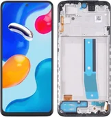 Części serwisowe do telefonów - Wyświetlacz LCD + ekran dotykowy  Xiaomi REDMI NOTE 11 4G (INCELL) Ramka czarna - miniaturka - grafika 1