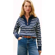 Swetry damskie - Tommy Hilfiger Wełniany sweter | Loose fit - miniaturka - grafika 1