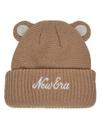 Czapki dla dzieci - New Era Czapka Teddy Bear Ears Cuff Knit Beanie 60580864 Brązowy - miniaturka - grafika 1