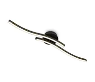 Lampy sufitowe - Briloner 3718-025 - LED Żyrandol natynkowy REY 2xLED/6W/230V czarny - miniaturka - grafika 1