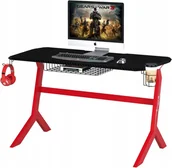 Biurka gamingowe - BIURKO Ergonomiczne GAMINGOWE KOMPUTEROWE Carbon Piranha - miniaturka - grafika 1