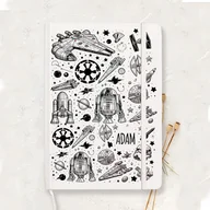 Notesy i bloczki - NOTATNIK z imieniem dziecka Star Wars - miniaturka - grafika 1