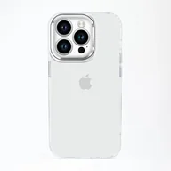 Etui i futerały do telefonów - Przezroczyste etui na telefon Babaco Ultra Hybrid z SILVER Metalowa Rama Dla iPhone'a 12 PRO MAX - miniaturka - grafika 1